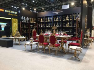 We show our handcrafted bronze luxury pieces at INDEX Dubai 2024